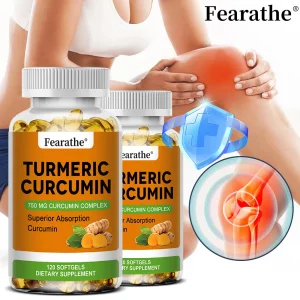 Organic Turmeric Curcumin Capsules - 750 Mg