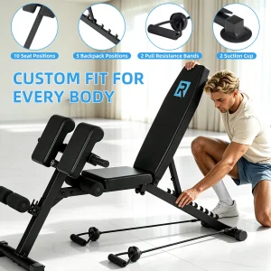 Home Full-Body Workout Adjustable Weight Bench