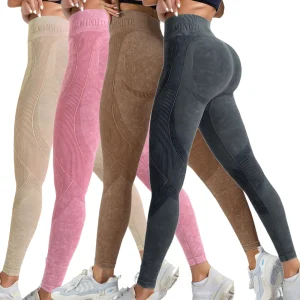 2 Pack Women's High Waisted Sexy Lifting Pants