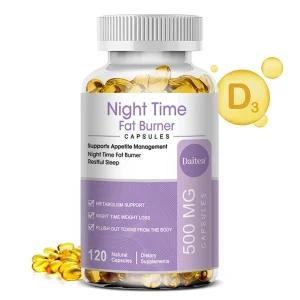 Night Time Fat Burner Supplement for Appetite Suppression Capsules