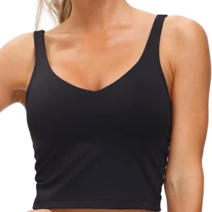 Women’s Longline Padded Sports Bra Wirefree